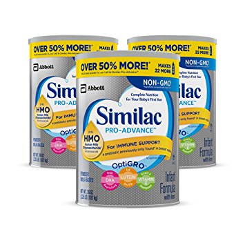 Sữa Similac Pro advance NON GMO - HMO cho bé từ 0 - 12 tháng tuổi, loại 873g của Mỹ