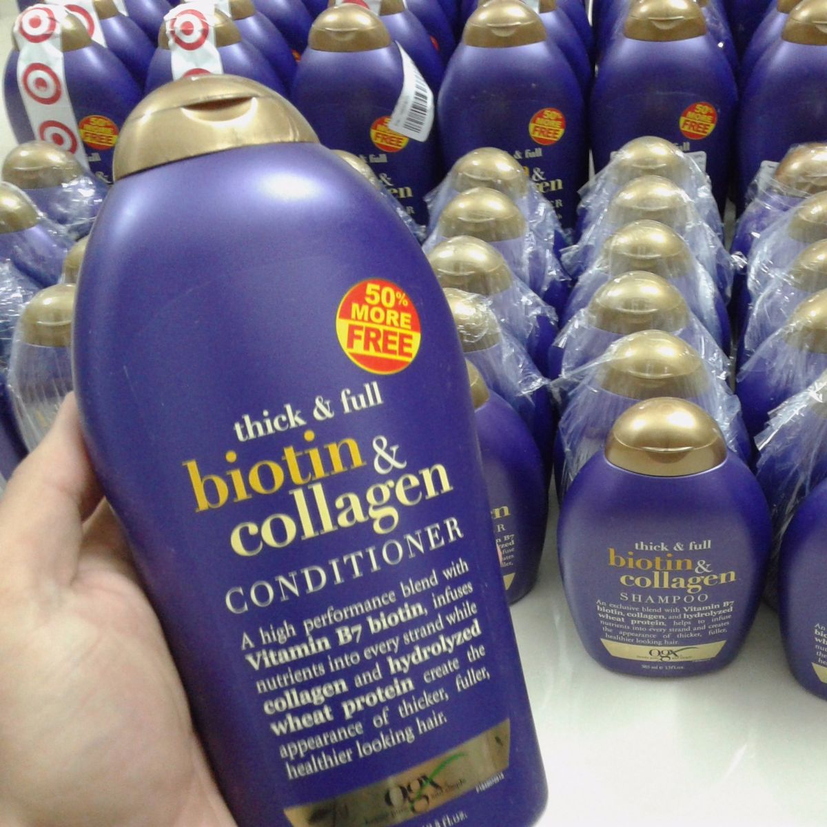 Dầu Gội Mọc Tóc Ogx Thick  Full Biotin Collagen Shampoo hiệu quả của