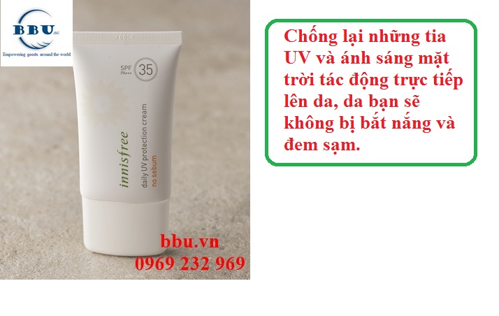 Kem Chống Nắng Daily UV Protection Cream No Sebum Hàn Quốc
