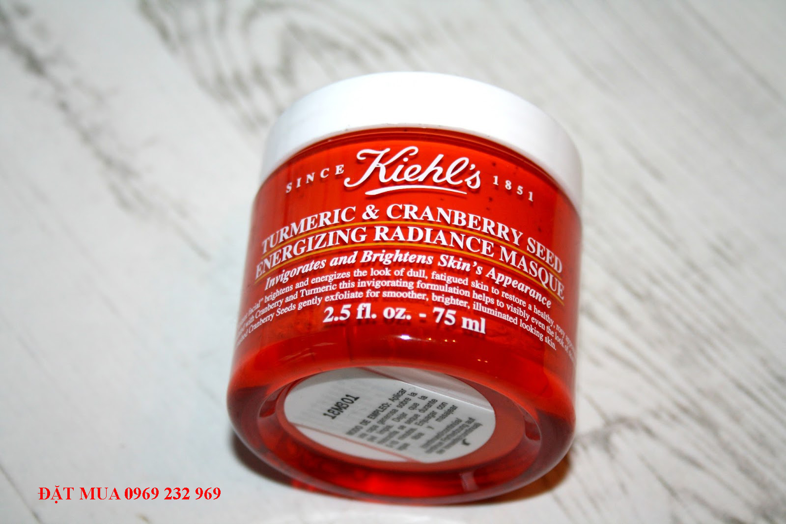 Mặt nạ Kiehls Turmeric Cranberry Seed Energizing Radiance Masque 