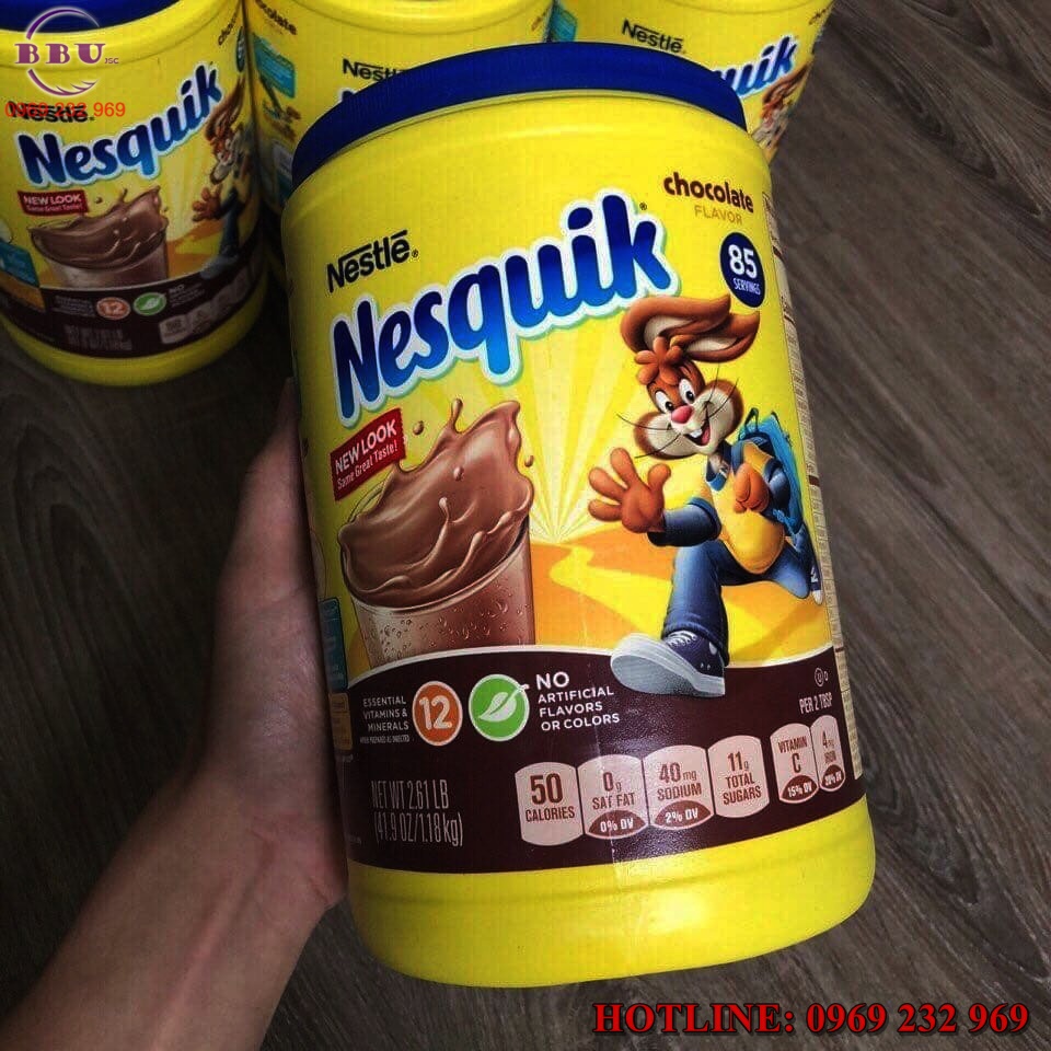 Giới thiệu về sản phẩm Bột Cacao Nestle Nesquik Chocolate