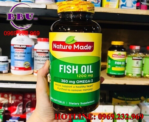 Dầu cá Nature Care Omega 3 Fish Oil