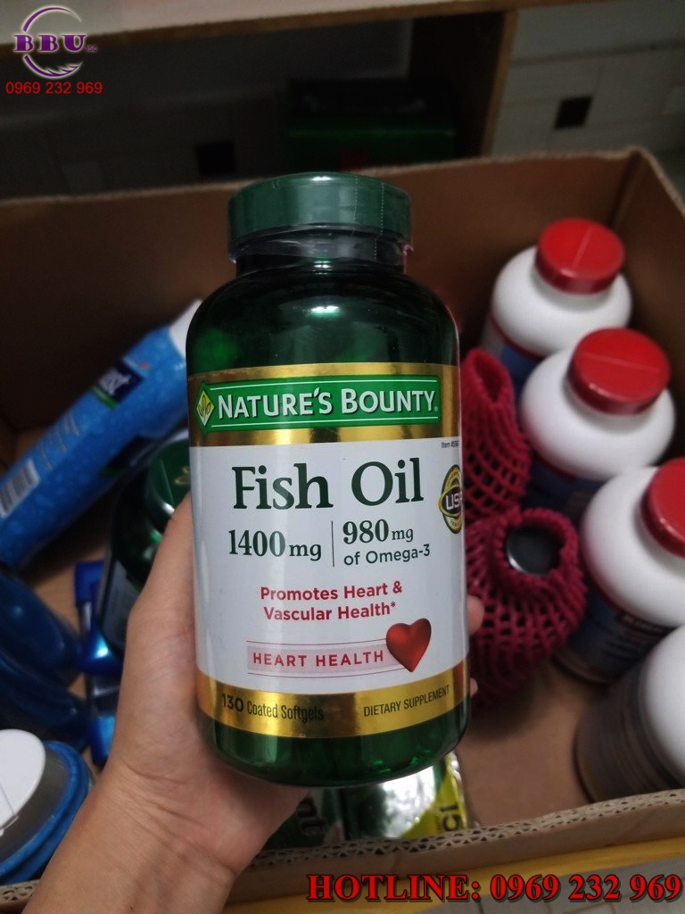 Giới thiệu về sản phẩm dầu cá Natures Bounty Fish Oil