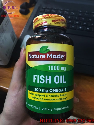 Dầu cá Natures Bounty Fish Oil 