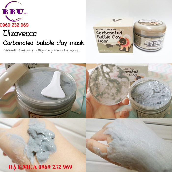 Elizavecca Milky Piggy Carbonated Bubble Clay Mask 