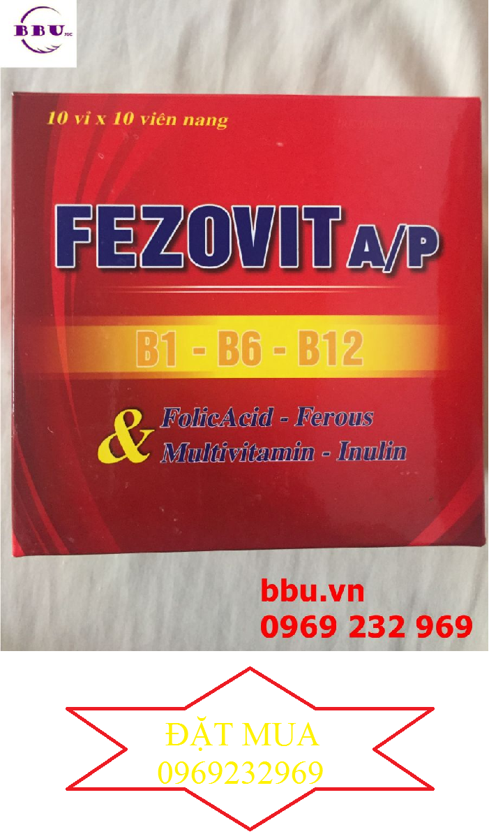 Fezovit bổ sung sắt, acid folic và các vitamin nhóm B