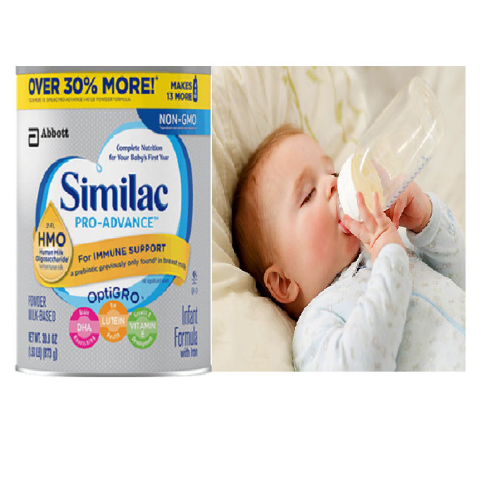Sữa Similac Pro advance NON GMO - HMO cho bé từ 0 - 12 tháng tuổi, loại 873g của Mỹ