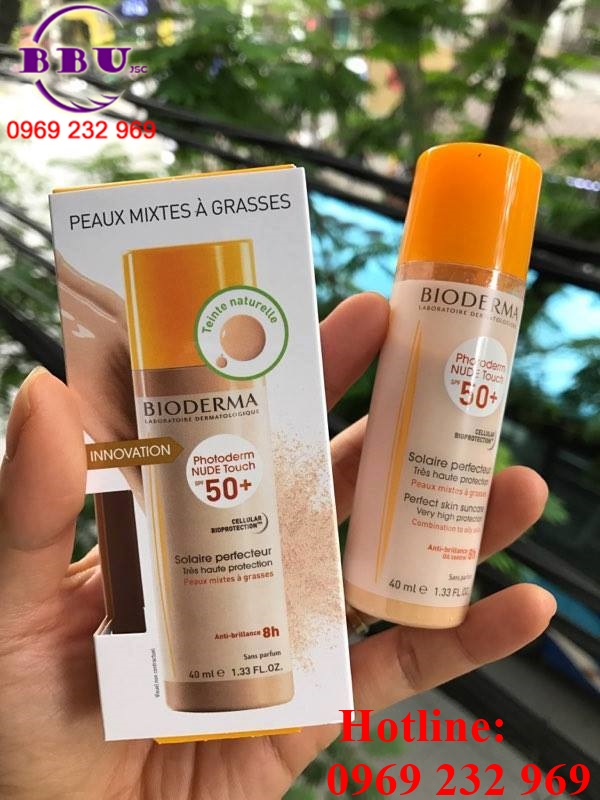 Kem chống nắng Bioderma Photoderm Nude Touch SPF 50