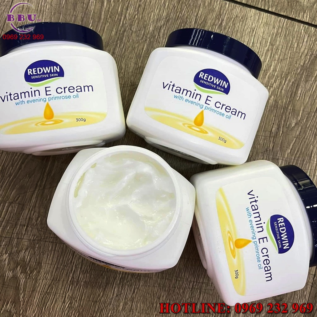 Ưu điểm của kem dưỡng da mềm mịn Redwin Vitamin E Cream