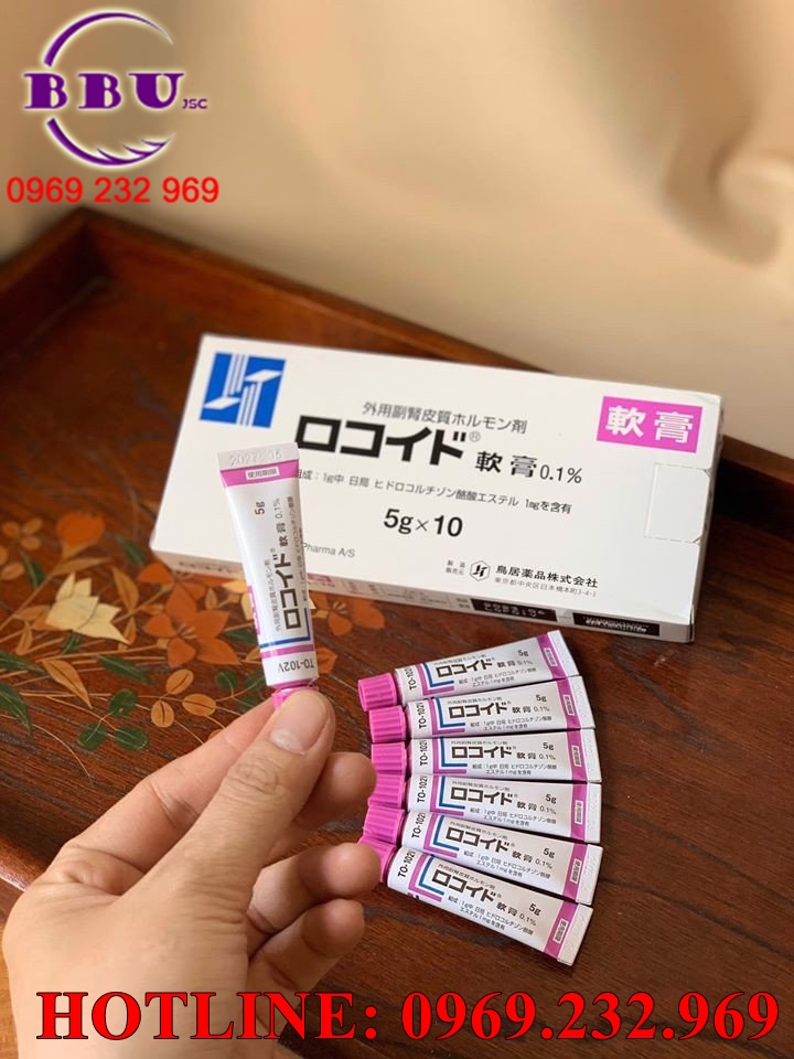 Kem kháng sinh trị muỗi đốt Rokoido Nhật Bản 5g