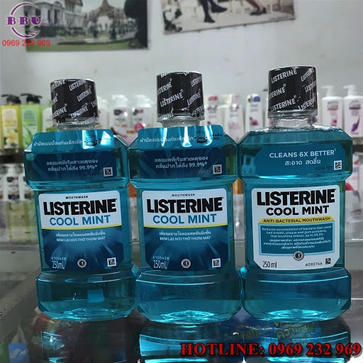 Thành phần chính và công dụng nước súc miệng Listerine
