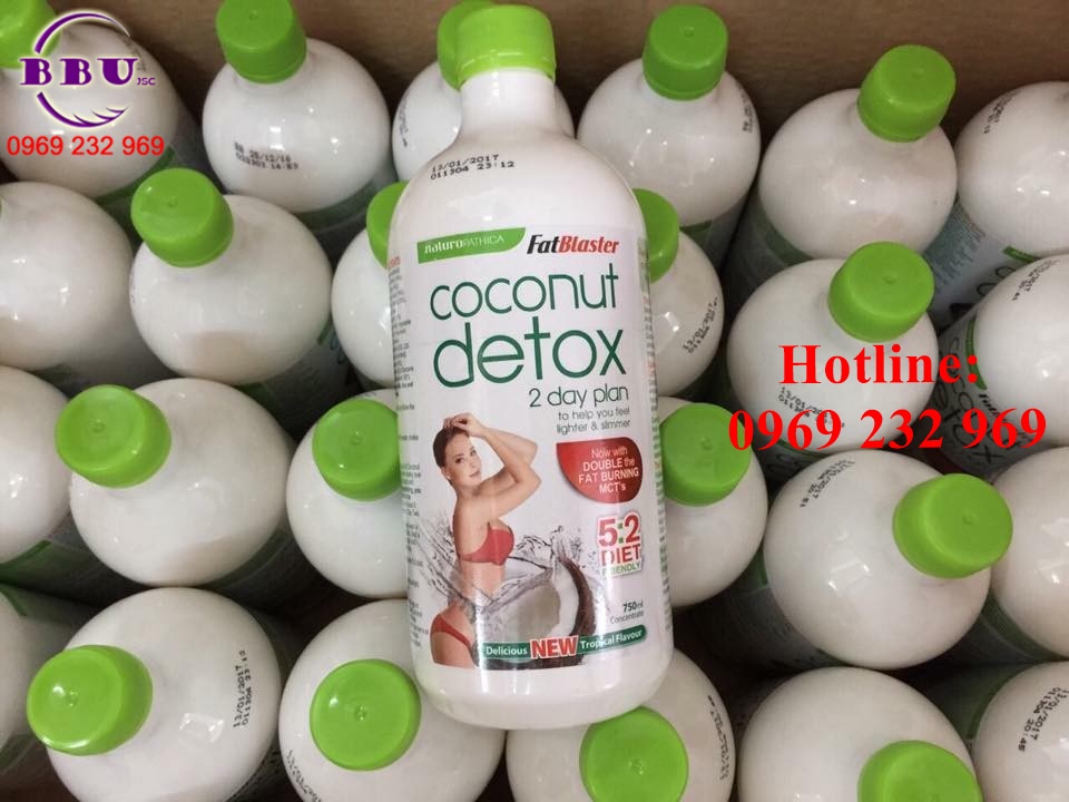  Nước uống Giảm Cân Hiệu Quả Coconut Detox 750ml từ ÚC