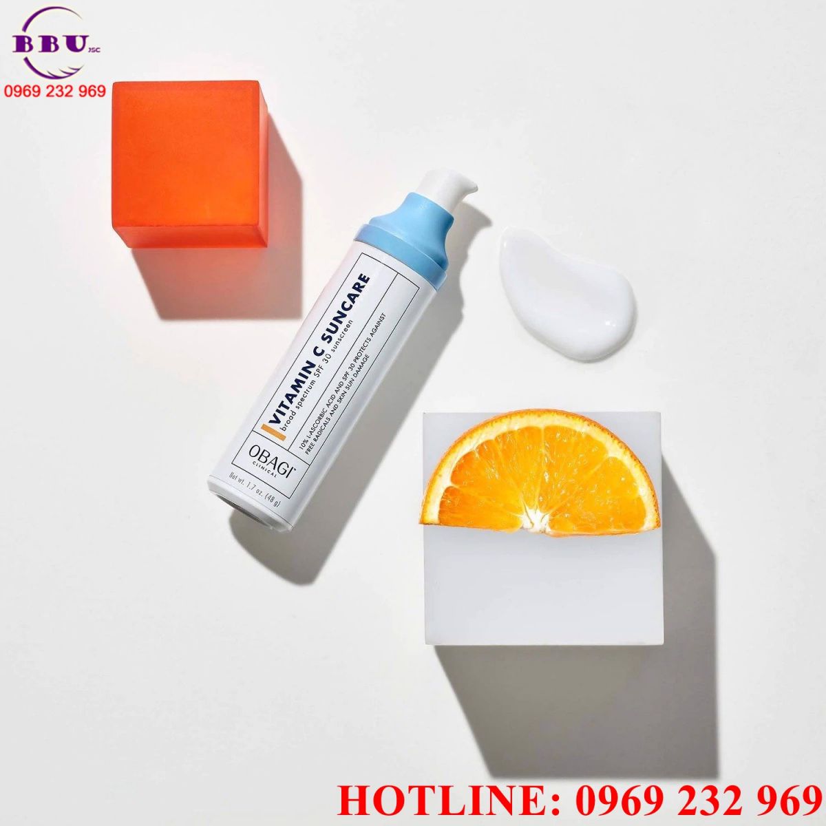 Phân phối sỉ Kem chống nắng dưỡng sáng da OBAGI CLINICAL Vitamin C Suncare Broad Spectrum SPF 30 Sunscreen