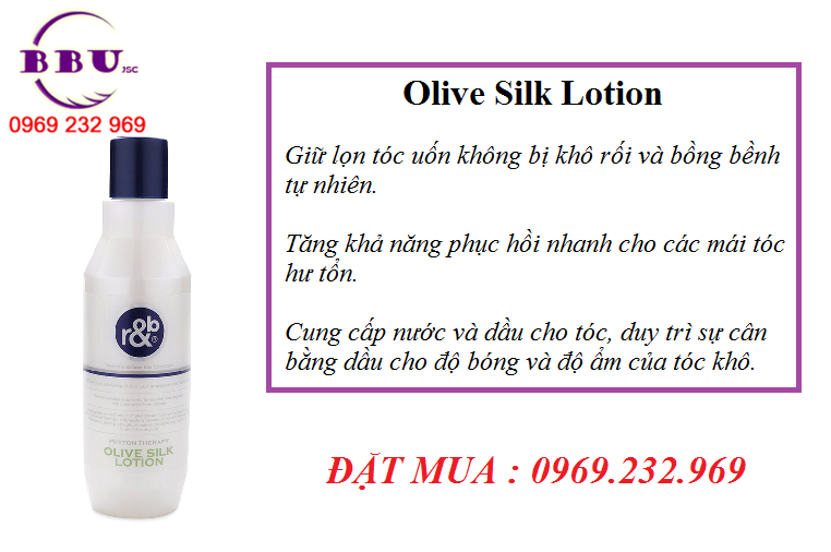 Dầu gội dưỡng tóc Olive Silk Lotion