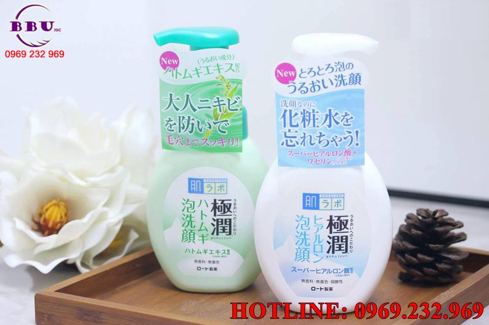 Sữa rửa mặt tạo bọt Hada Labo Nhật Bản 
