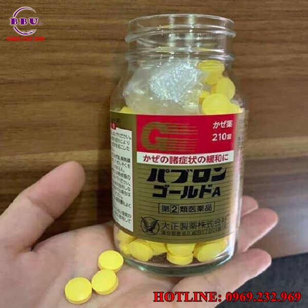 Thuốc trị cảm cúm Nhật Bản Taisho Pabron Gold