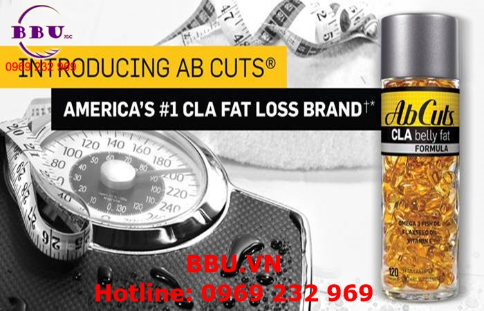 Thuốc uống giảm cân Ab Cuts CLA Belly Fat Formula của Mỹ