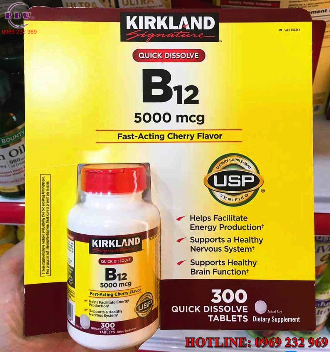 Giới thiệu về sản phẩm viên uống bổ sung Vitamin B12 5000mcg 
