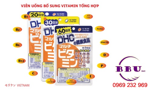 Review Viên Uống Vitamin Tổng Hợp DHC 60