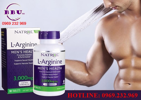 Viên Uống Tăng Cường Sinh Lý Nam Natrol L-Arginine 