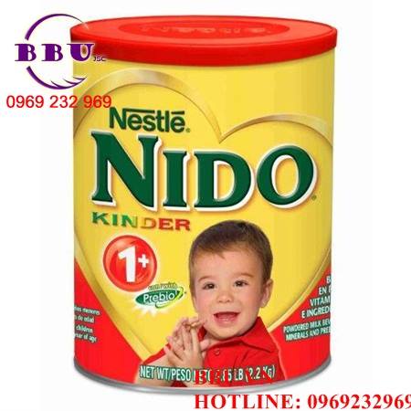 Sữa Nido Kinder 1+ chống táo bón của Mỹ