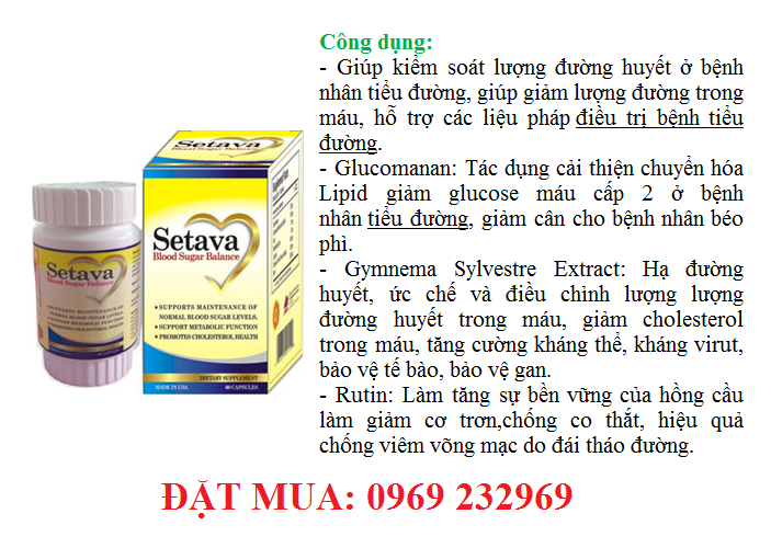 Công dụng của thuốc Setava
