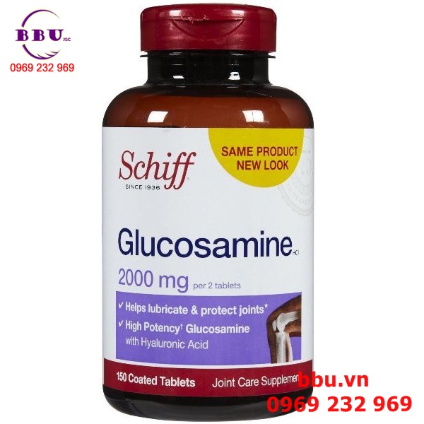 Công dụng viên uống bổ khớp Schiff Glucosamine Hcl 2000mg 150 viên của Mỹ