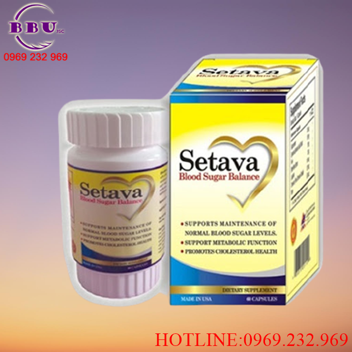 Đại lý phân phối thuốc tiểu đường Setava
