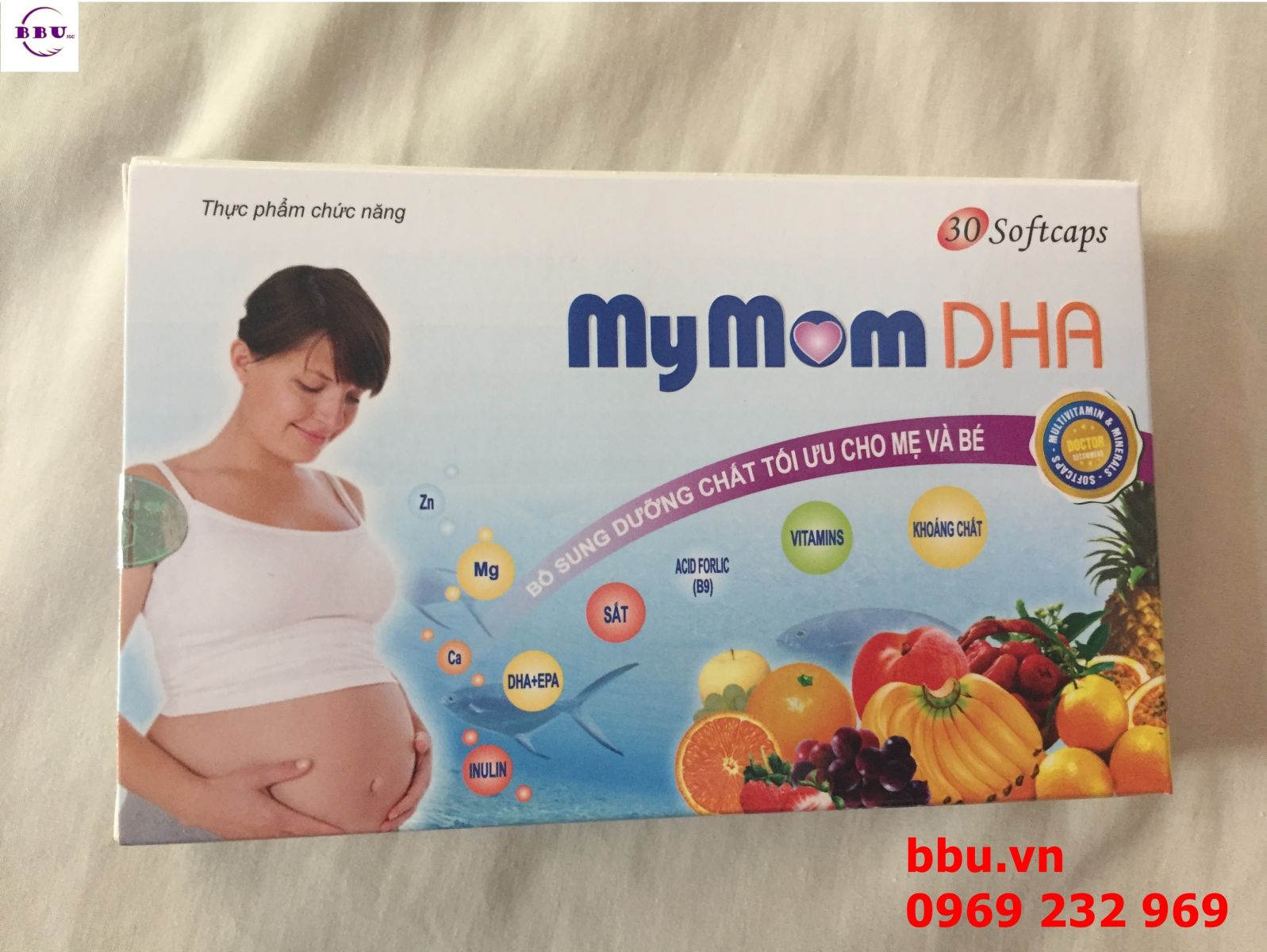 Bỏ sỉ My mom DHA 30 viên bổ sung dưỡng chất tối ưu cho mẹ và bé