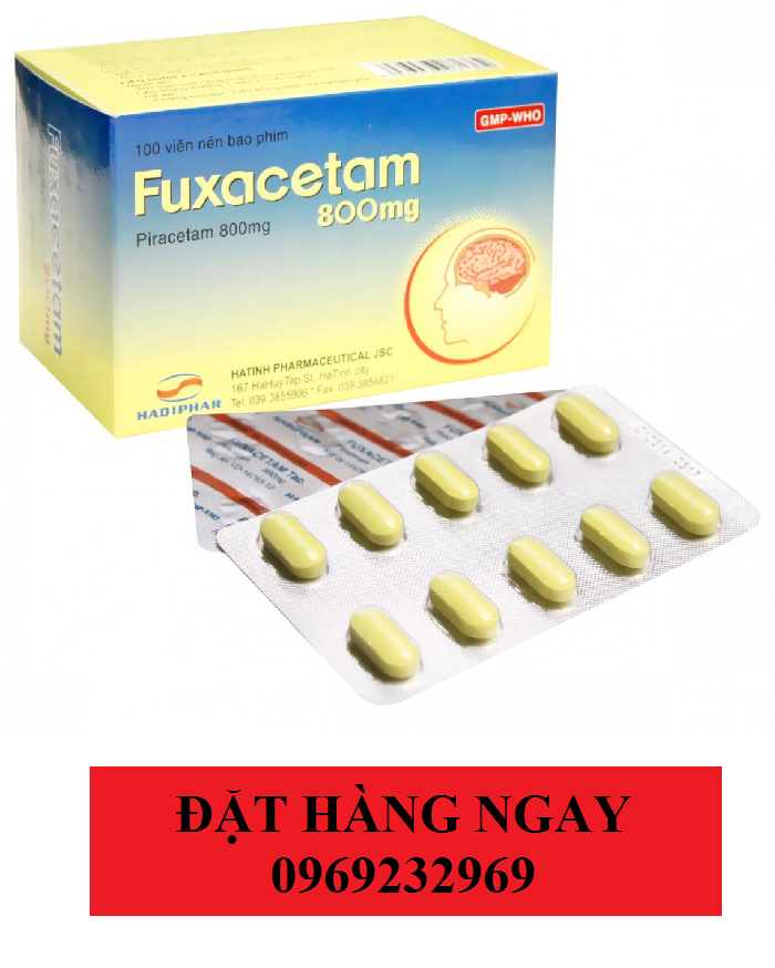 Công dụng của thuốc bổ thần kinh Fuxacetam 800mg