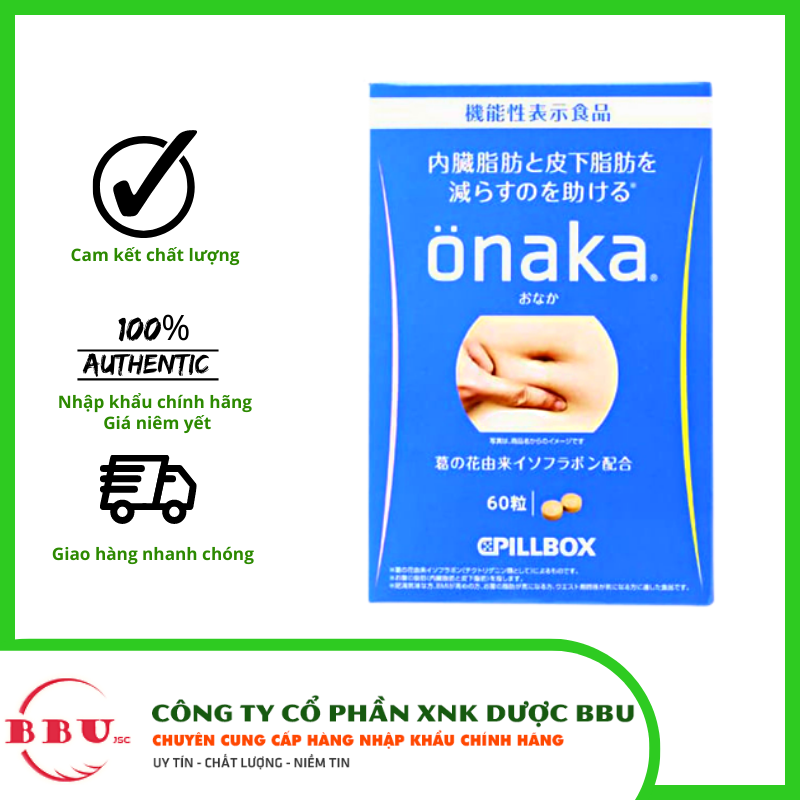 Viên Uống Giảm Mỡ Bụng Onaka Fillbox có hiệu quả ?