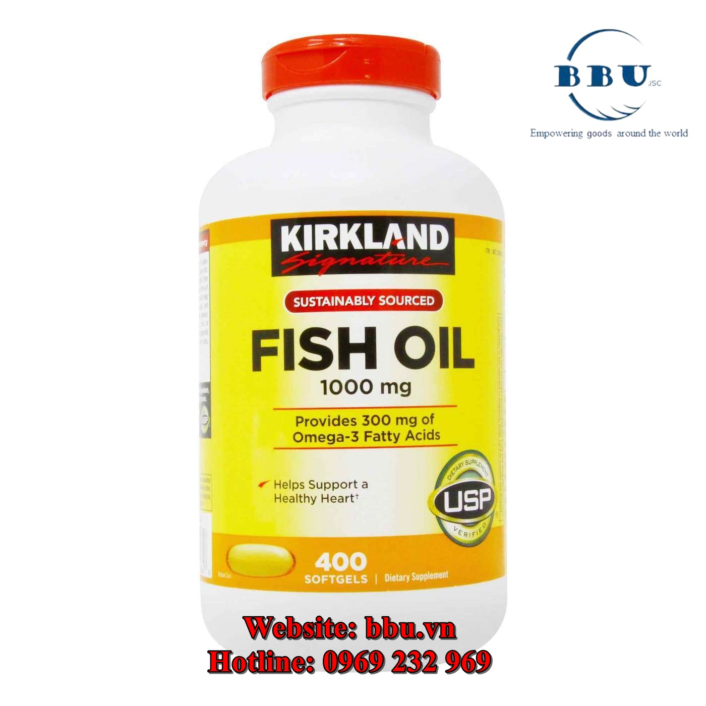Giá bán viên uống Fish Oil Dầu Cá Kirkland