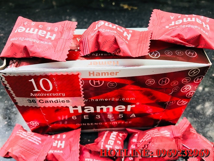 Kẹo sâm Hamer nhập khẩu chính hãng