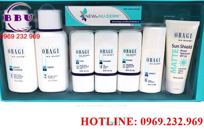 Phân phối sỉ Bộ dưỡng trị nám cho da dầu Obagi Nu-Derm System for Normal to Oily Skin