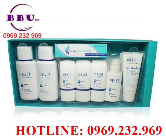 Phân phối sỉ Bộ dưỡng trị nám cho da dầu Obagi Nu-Derm System for Normal to Oily Skin chính hãng