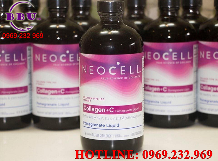 Phân phối sỉ Collagen Lựu Dạng Nước Neocell chính hãng
