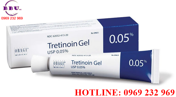 Phân phối sỉ Gel ngăn ngừa mụn nám Tretinoin 0.05% giá tốt