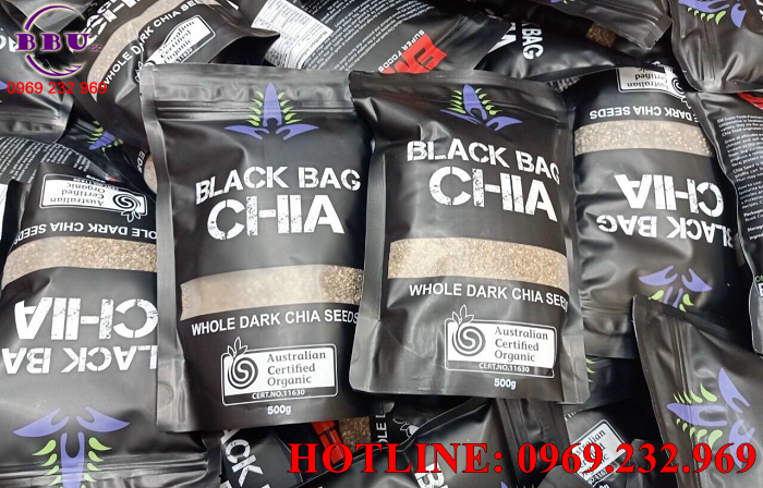 Phân phối sỉ Hạt Chia Đen Úc Black Bag chính hãng