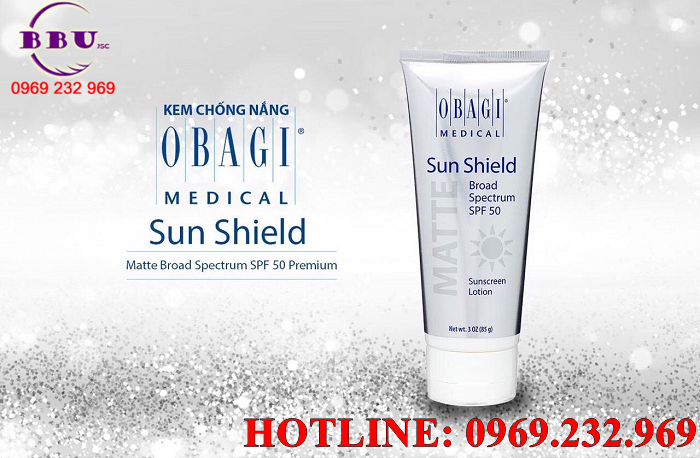 Phân phối sỉ Kem chống nắng Obagi Sun Shield Matte Broad Spectrum SPF 50 Premium chính hãng