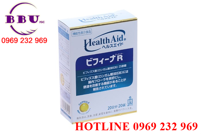 Phân phối sỉ Men vi sinh Health Aid Bifina R Nhật Bản 20 gói giá tốt