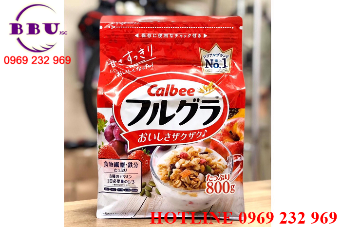 Phân phối sỉ Ngũ cốc CALBEE Nhật Bản 