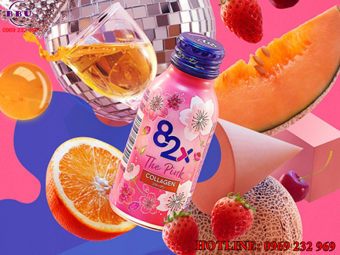 Phân phối sỉ Nước uống Collagen 82X Pink Nhật Bản 