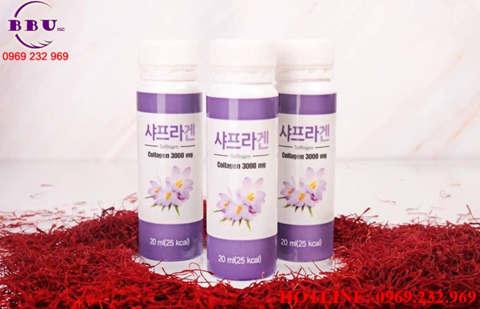 Phân phối sỉ Nước Uống Nhụy Hoa Nghệ Tây Saffron Collagen