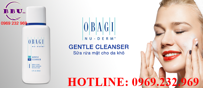 Phân phối sỉ Sữa rửa mặt Obagi Nuderm Gentle Cleanser #1 ( dành cho da khô ) chính hãng