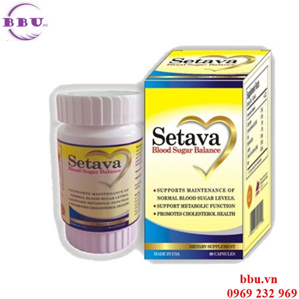Phân phối sỉ thuốc điều trị bệnh tiểu đường Setava Mỹ dễ dàng