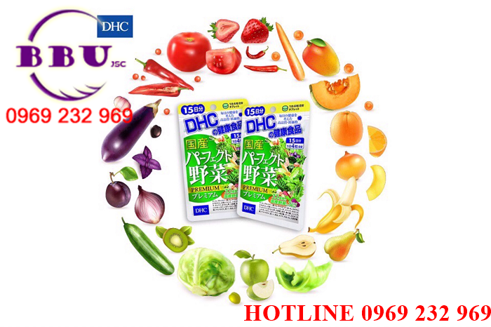 Phân phối sỉ Viên uống DHC rau củ Perfect Vegetable Nhật Bản