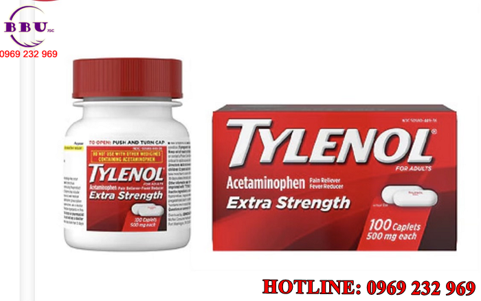 Phân phối sỉ Viên uống giảm đau hạ sốt Tylenol 