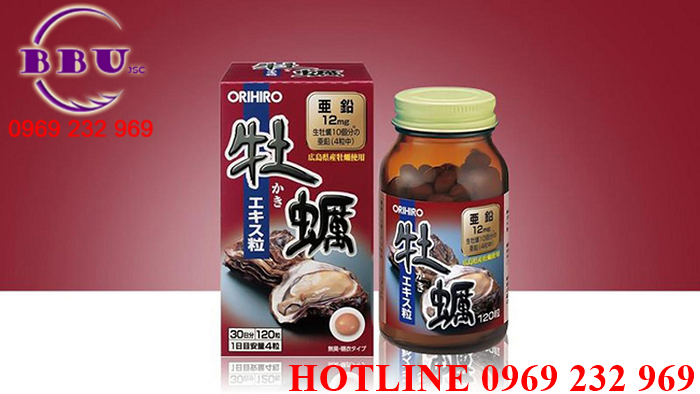  Phân phối sỉ Viên uống hàu tươi Orihiro Nhật Bản chính hãng