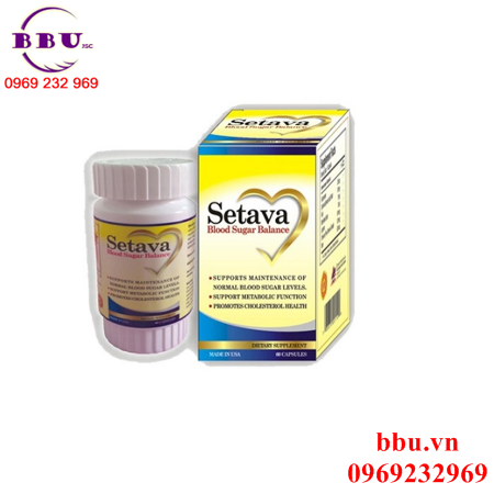 Setava điều trị bệnh tiểu đường tuyp 2