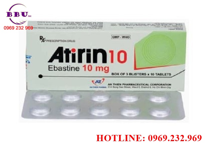 Tuyển đại lý Thuốc kháng histamin atirin 10